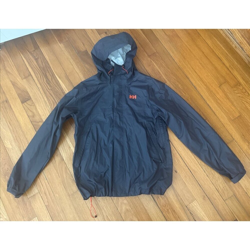 Helly Hansen Women's Rain Jacket Windbreaker Blue Size Small S